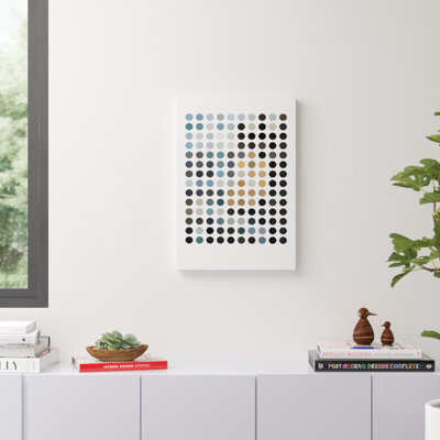 «Modern Art - Earthy Dots», impression
