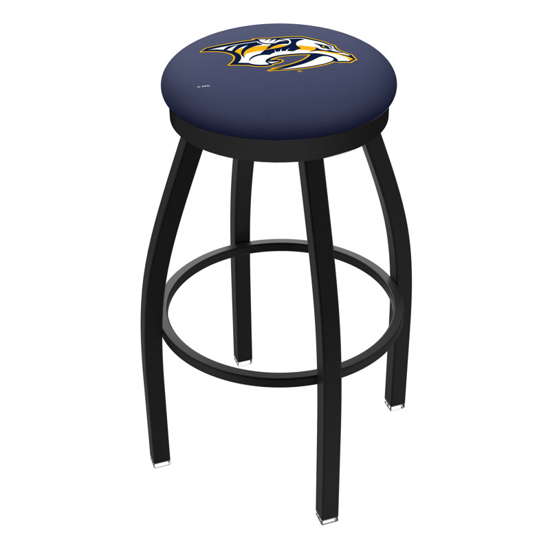 NHL Swivel Extra Tall Stool, Nashville Predators, Black, "Extra Tall (36" Seat Height)"