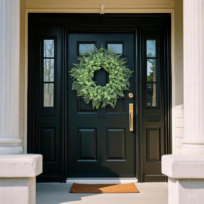 Décoration de porte 26 po Grey Green Eucalyptus