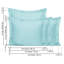 Taies d'oreiller carrées en satin de coton égyptien de qualité supérieure (500 fils/cm²) - NTBAY-1010289279-1015614717