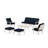 Mission 6 Piece Sofa Seating Group with Cushions-127282075-88752666