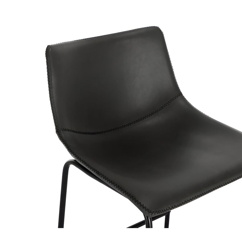 Tabouret Farin (ensemble de 3), Black, Tabouret de bar (siège d’une hauteur de 30 po)