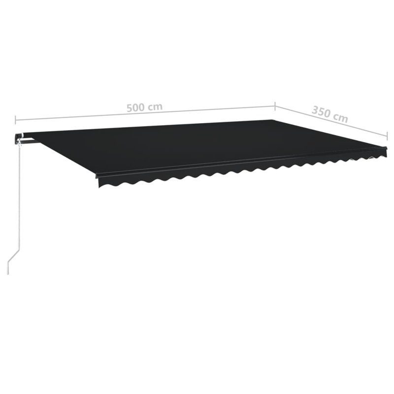 VidaXL Retractable, Anthracite