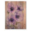 Décoration murale Aura Of Anemone Serenity - Coquelicots sur bois de pin naturel-1043107778