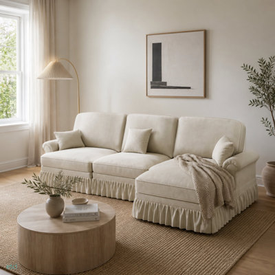 Upholstered 103.1 " Chenille Sectional