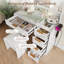 Ensemble coiffeuse avec miroir lumineux-103566663