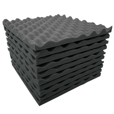 10Pcs Acoustic Foam Stop Absorption Sponge KTV Soundproof