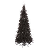 Black Fir Slim Artificial Christmas Tree