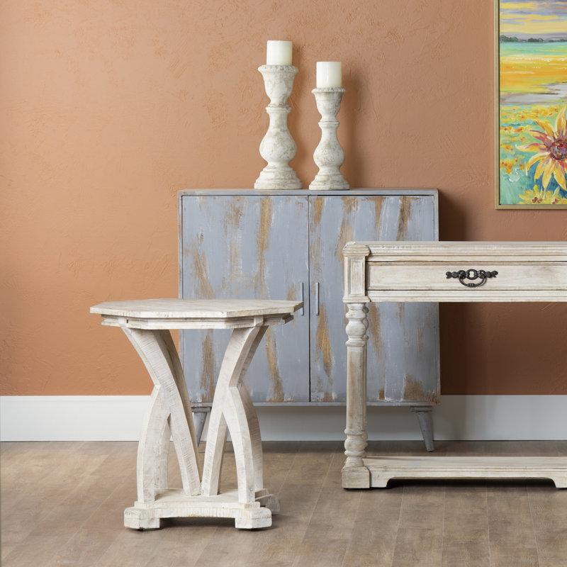 Deonte Solid Wood End Table