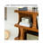 Practical Solid Wood Asymmetrical Open Shelving Unit-886653137