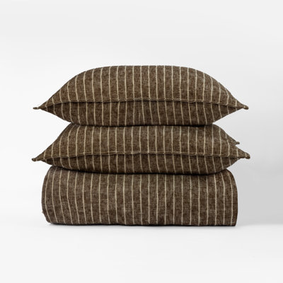 BRUNO DUVET COVER, TOBACCO, KING