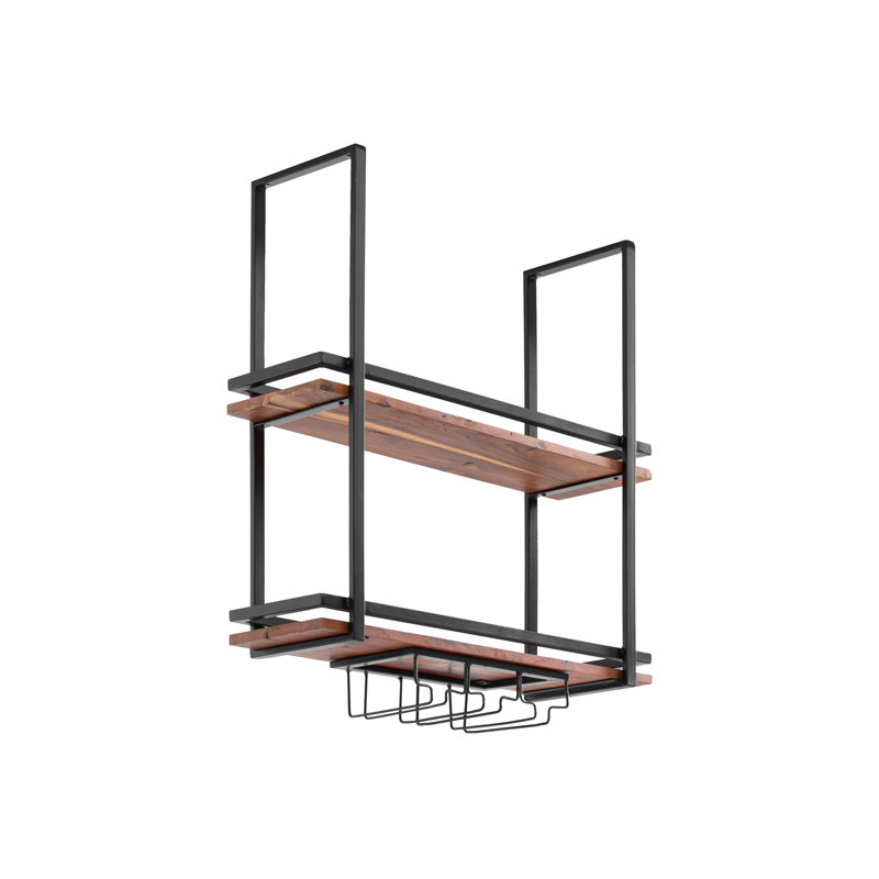 Anastazas 32 Bottle Wine Bottle & Glass Rack