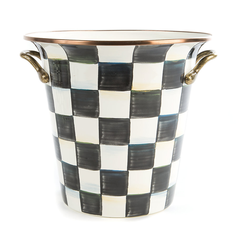 Courtly Check® Enamel Ice Bucket MacKenzie-Childs