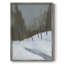 Impression encadrée Deep Snow II - bois massif