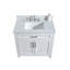 Meuble-lavabo sur pied simple 36 po avec plateau en pierre Amelia-591695607
