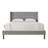 Linen Platform Wingback Bed -223115519-223115517