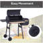 Barbecue portatif en acier Outsunny