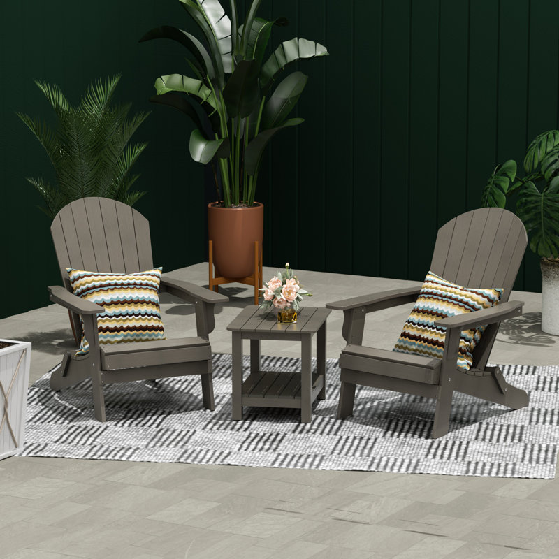 Arrlo 2 - Person Patio Conversation Set, Gray