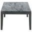 Table basse en faux marbre gris et noir Vinnie, durable et élégante pour les espaces modernes et industriels