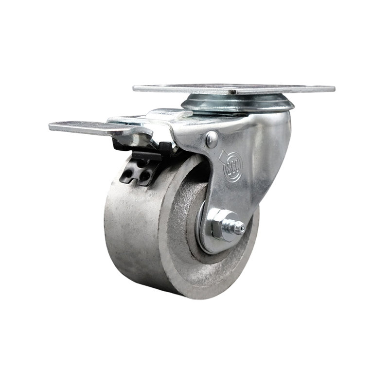 Plateau de roulettes pivotant 3 pouces