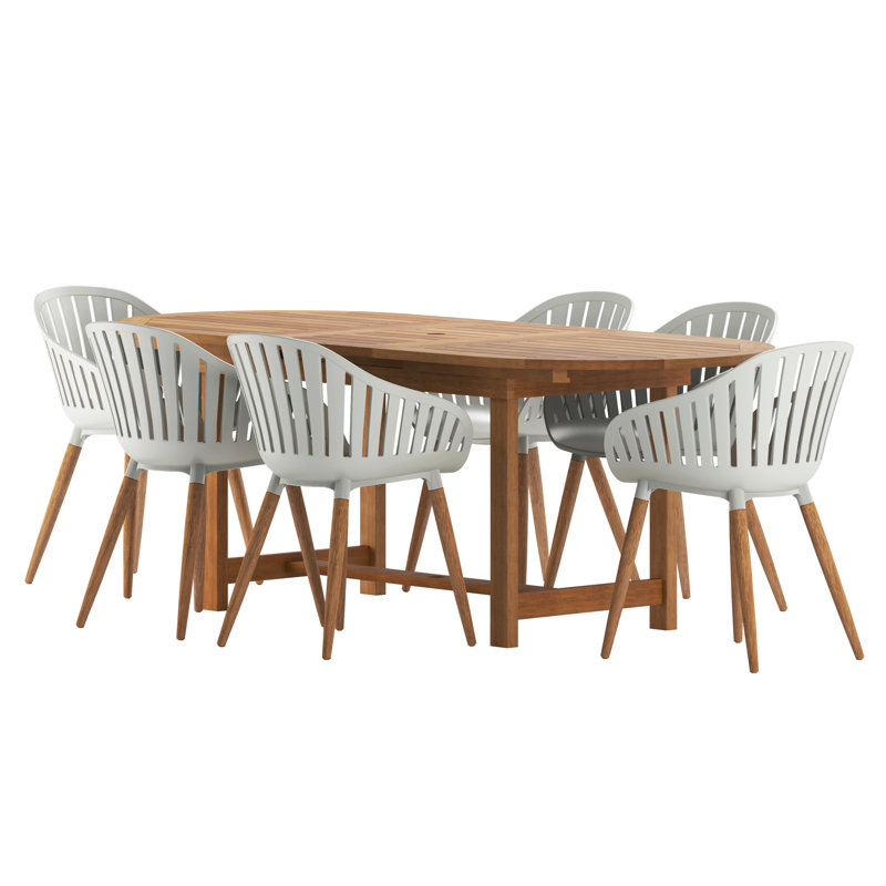 Ensemble repas extérieur pour 6 personnes Anautica