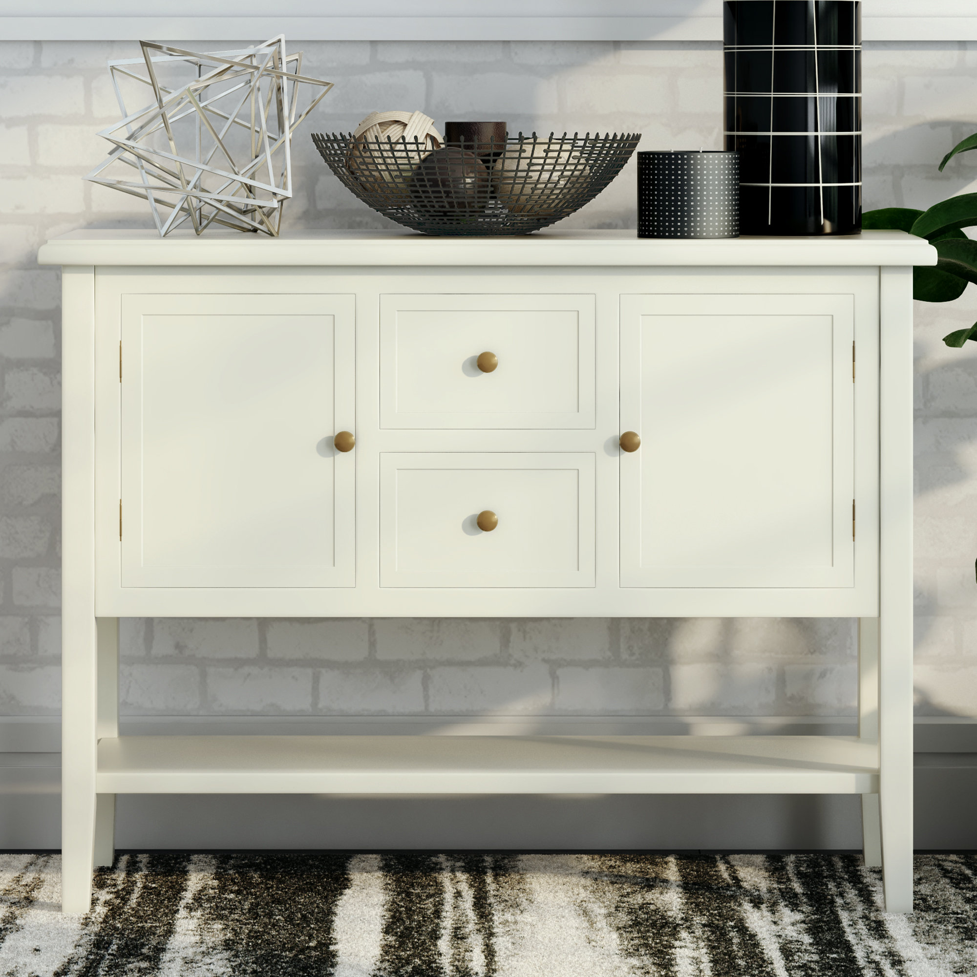 Storage Cabinet, Ivory