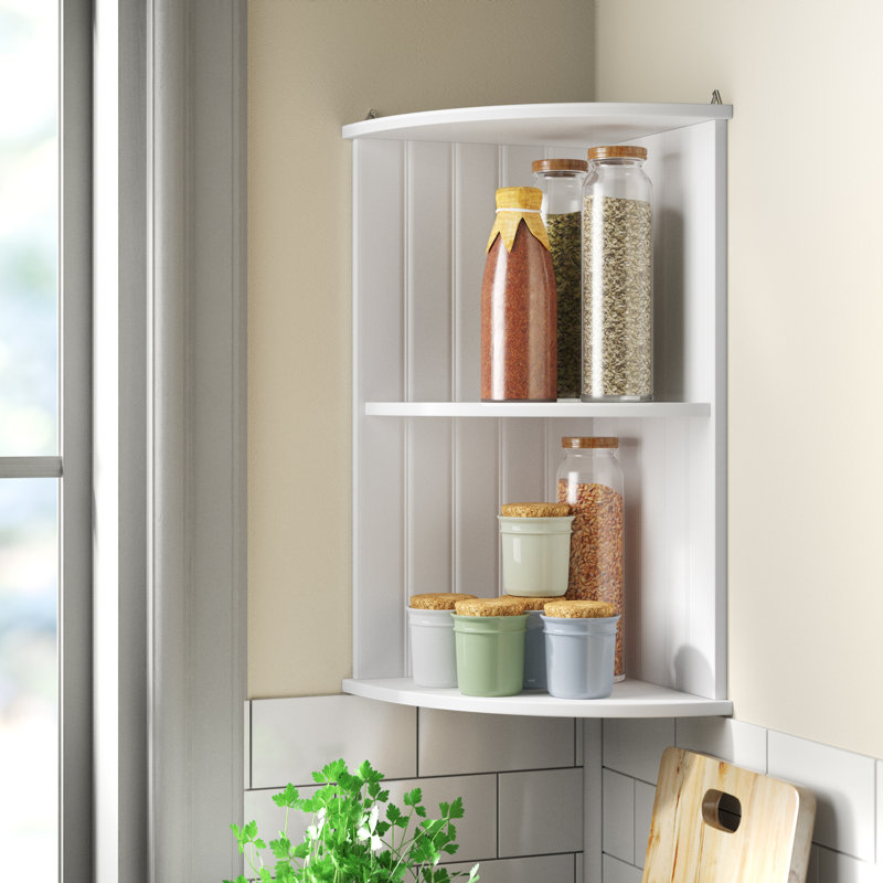Symons 2 Piece Wood Bathroom Cabinet, White