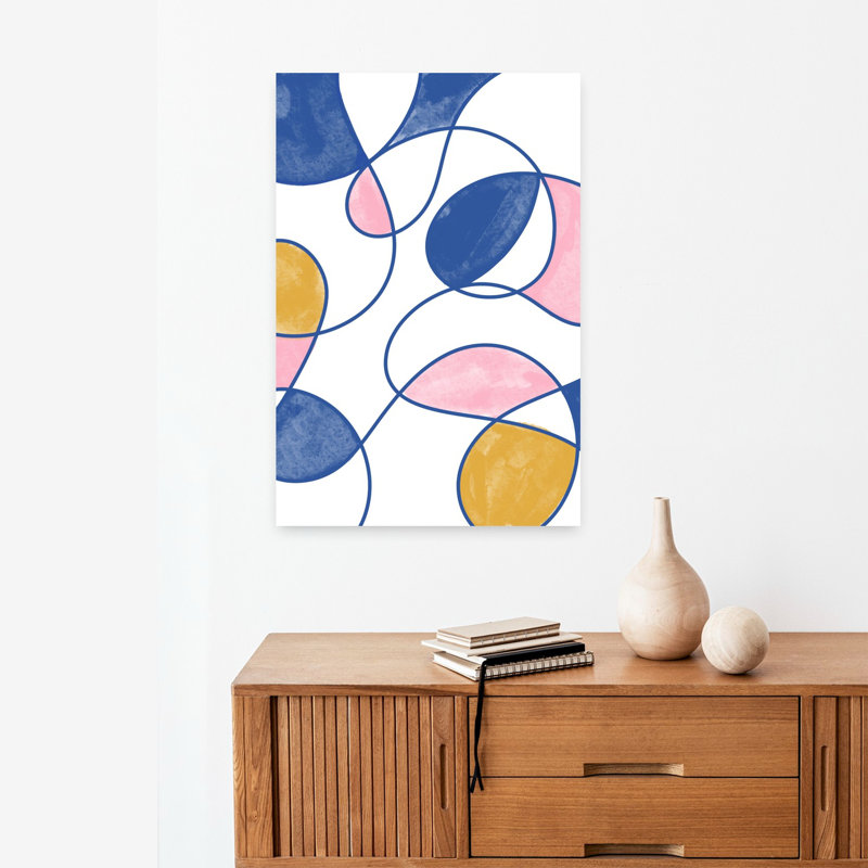 Art contemporain contemporain abstrait, H 24 po x l 16 po