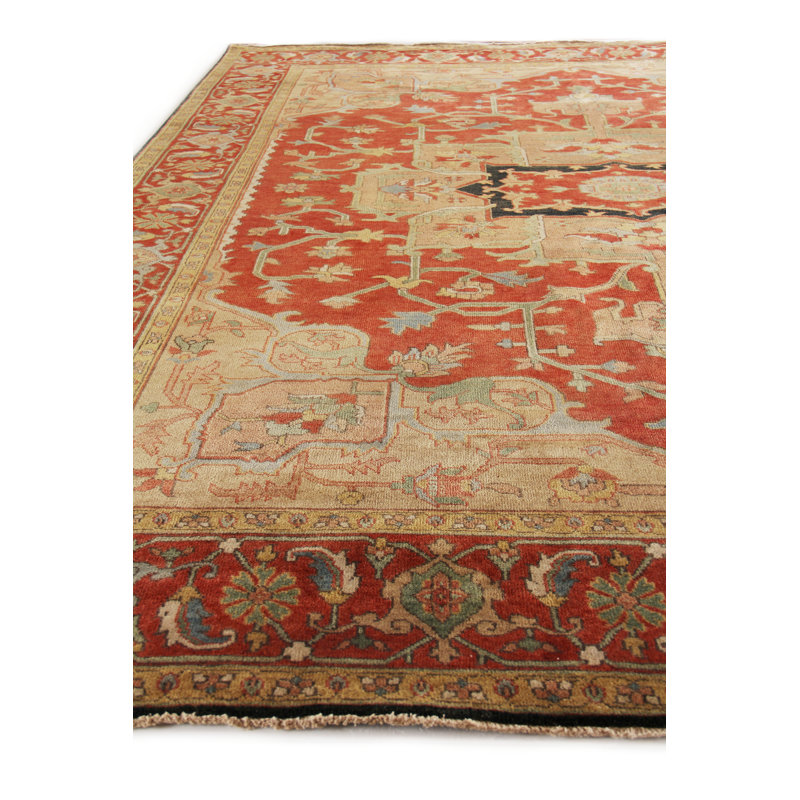 Antique Weave Serapi Wool Oriental Area Rug, Rectangle 15' x 20'