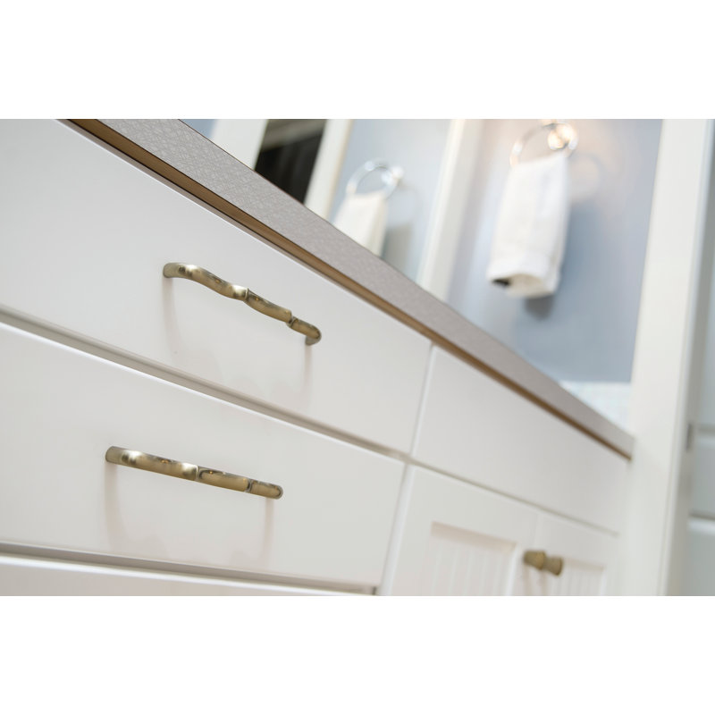 Trellis Bar Pull, 3-3/4", Elusive Golden Nickel