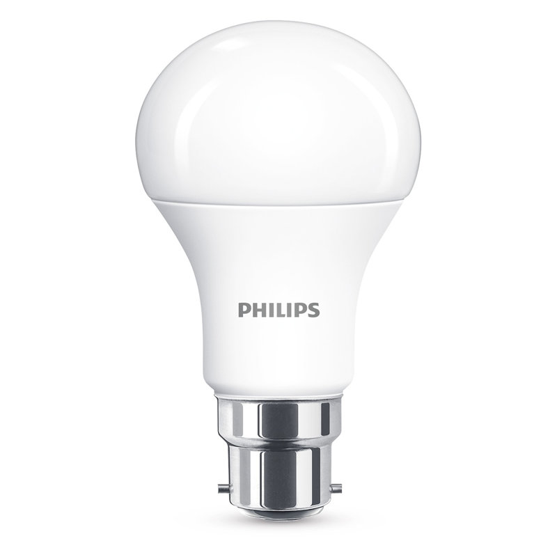 Philips LED Frosted B22 Bayonet Cap Warm White, 11