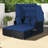 Devrim 60.5" Long Reclining Double Chaise with Cushions