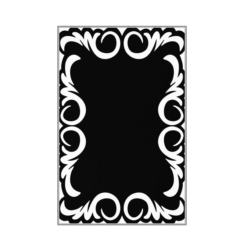 Antibacterial Hall Carpet, 39.4 x 59.1 inches | 100% Polyester, 0.4 in Pile Height, Non-Slip PVC Felt Dot Underside | Machine Washable, 3D Digital Printing, Durable & Stylish for Modern Home Décor