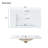29.5'' Resin Rectangular Drop-in Bathroom Sink