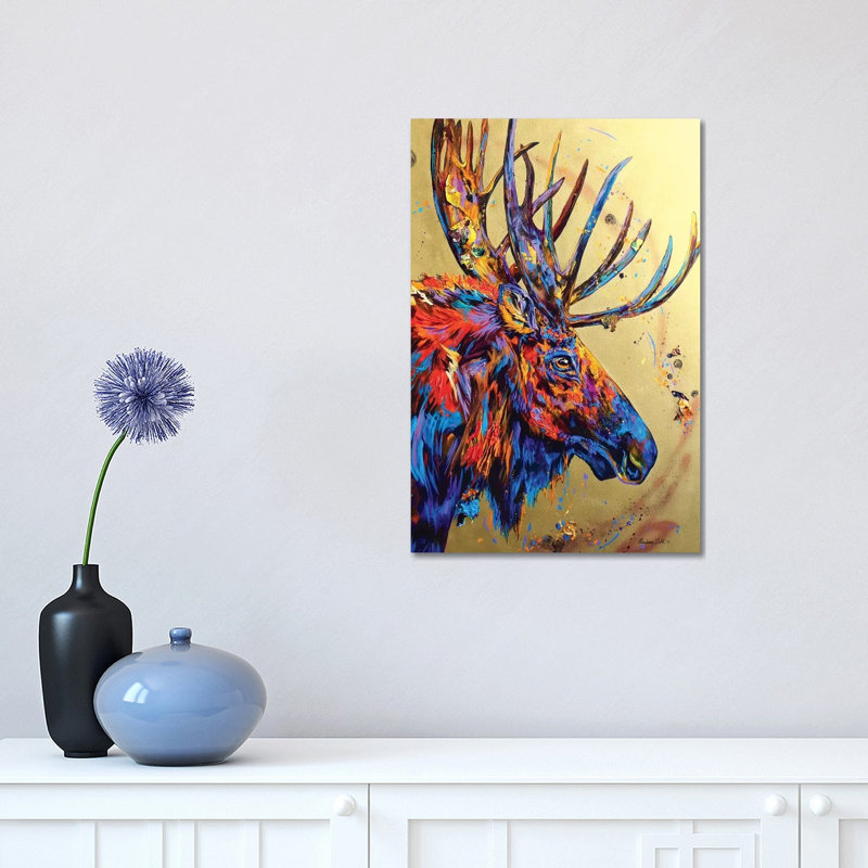 Velvet No Mo by Lindsey Dahl - Wrapped Canvas Print, 30.48 cm H x 45.72 cm W