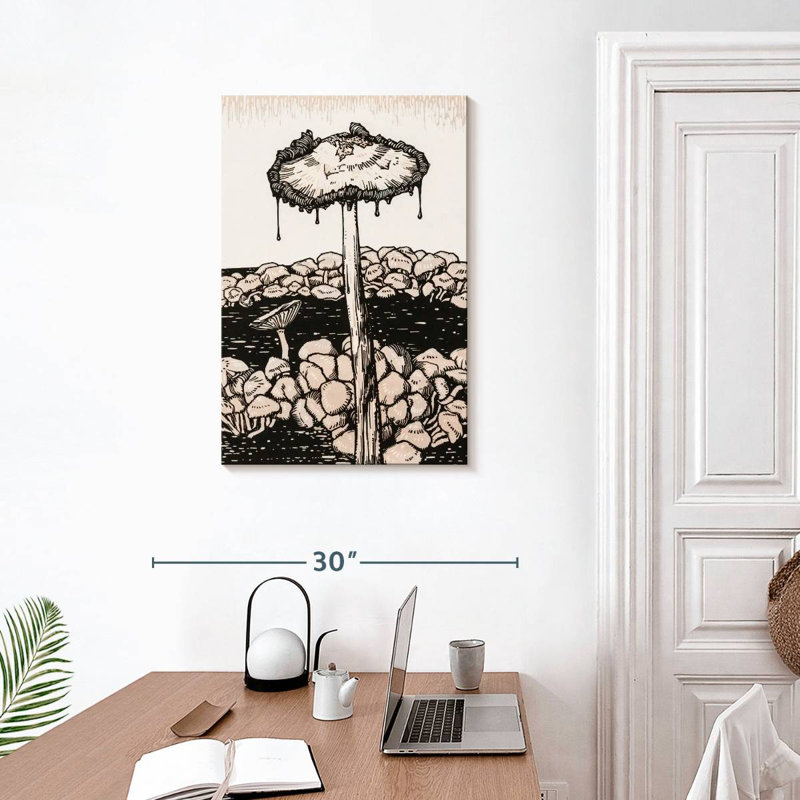 Yarlin Dripping Mushroom, 30" H x 20" W