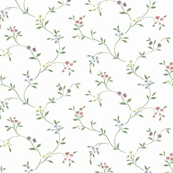 Petit papier peint à sentier floral 32,7 pi x 20,5 po Laneer