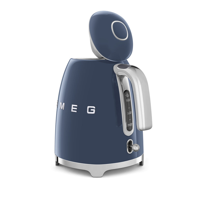 SMEG 50's Retro Style Aesthetic 7-Cup Kettle, Navy