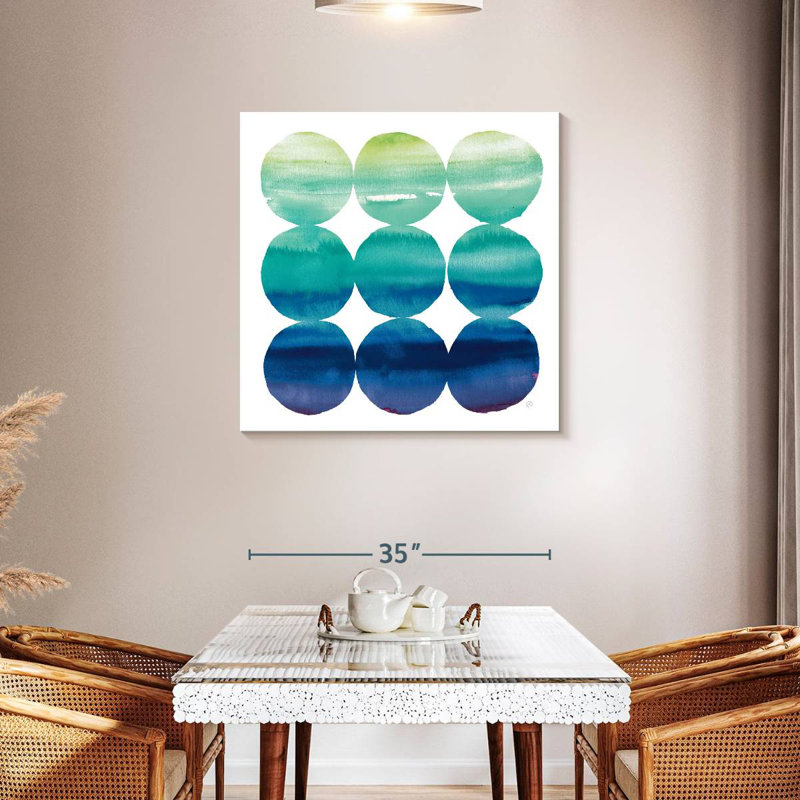 Avery Summer Dots II, 36" H x 36" W