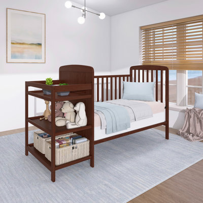 Lit de bébé convertible 4 en 1 Crib N Changer