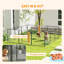 Panel Steel Pet Barrier With Door-93798970