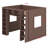Wooden Loft Bed With Storage Cabinets And Shelves-296457334