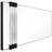 Acrylic Accent Rectangular Mirror Featuring Three Clear Acrylic Accent Rails on a Black Iron Frame
