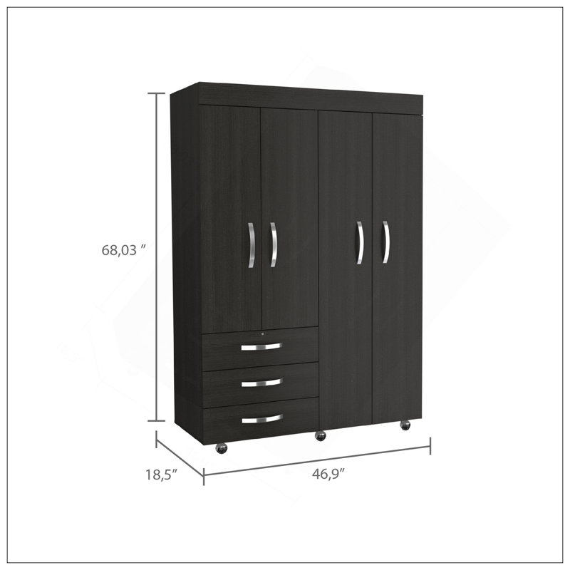 Armoire Janeiro, une armoire, tiroir caché