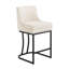 Tabouret de comptoir rembourré H 26 po avec structure en métal-1202033807-1202033804