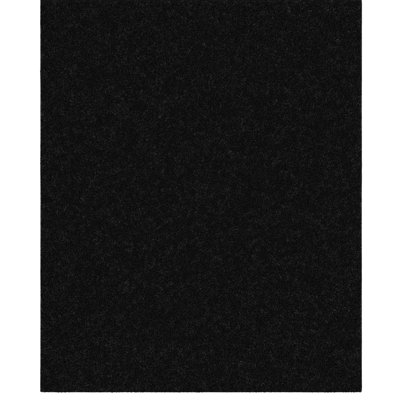 Cozy Plush Non-Slip Rubberback Extra Long Hallway Rug for Bedroom, Living Room, Bathroom, Black