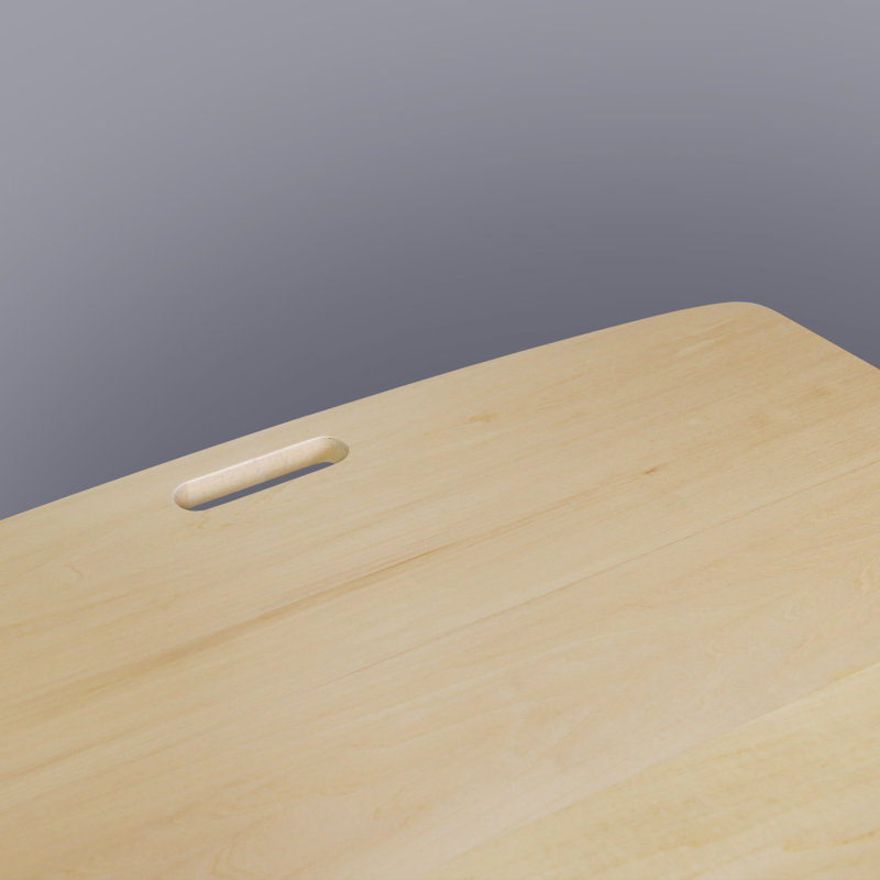 Table pliante portative, Bois de tilleul naturel