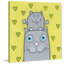 «Cat with Kitten», reproduction sur toile tendue-19625602