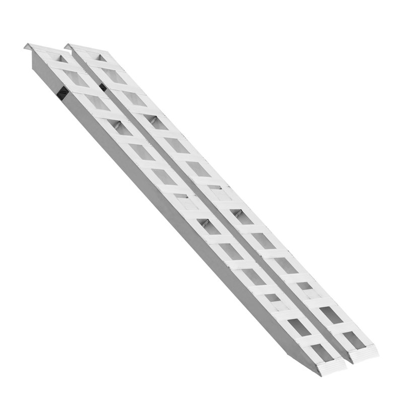 Rampes de chargement en aluminium 72 po - Rampe antidérapante pour voiture et VTT de capacité de 6000 LBS (ensemble de 2)