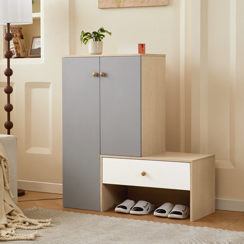 Versatile Shoe Storage Bench with Adjustable Shelves for Home Organization